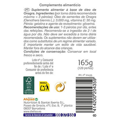 Dielisa - Onagra 1 g - 120 perlas