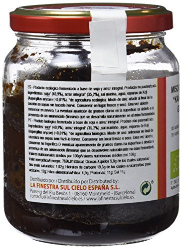 LA FINESTRA SUL CIELO Miso de arroz - La Finestra Sul Cielo, 300g - Alimentación macrobiótica