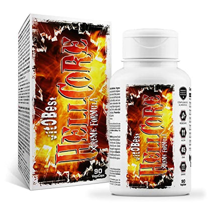 Quemagrasas HELLCORE - Producto de Calidad Optima y Quemagrasas Potente para Adelgazar - Vitobest