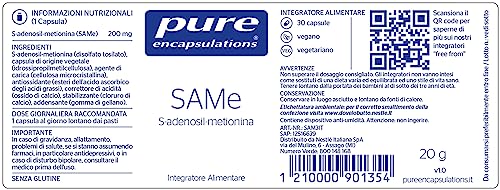 Pure Encapsulations - SAMe - Suplemento para el buen humor - 30 Cápsulas