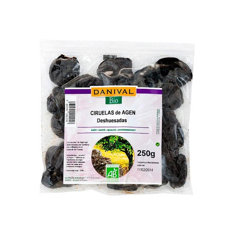 Danival Ciruelas Pasas Calibre Grande 55/66 Deshuesadas 25