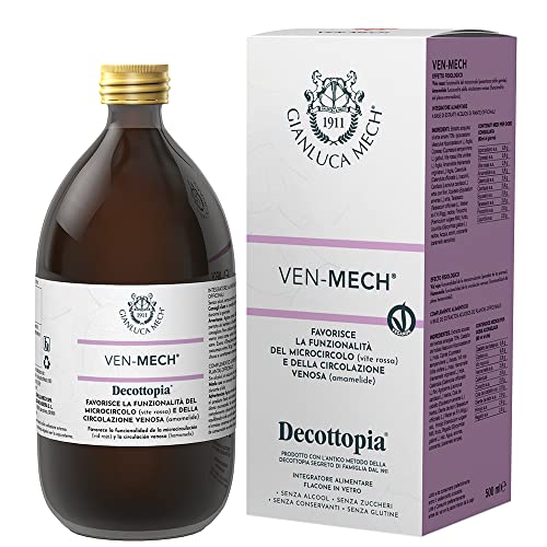 Gianluca Mech - Decotopia Ven Mech Suplemento Dietético para Favorecer la Circulación Sanguínea - 500 ml