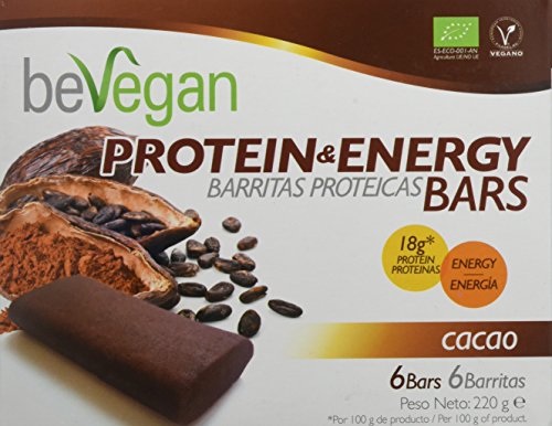 beVegan Protein Bars Cacao - 220 gr