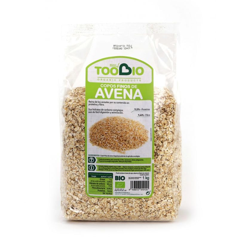 Toobio Copos Avena Finos Bio Too Bio 1000 g