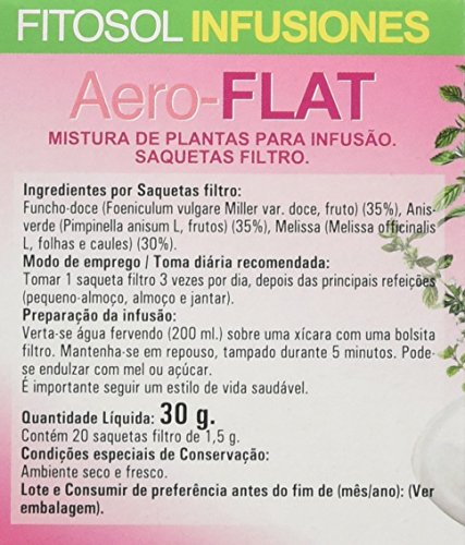 Fitosol Té Flat - 20 Filtros
