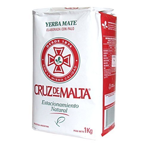 Yerba Mate Cruz de Malta mit Stielen 1 kg von NA