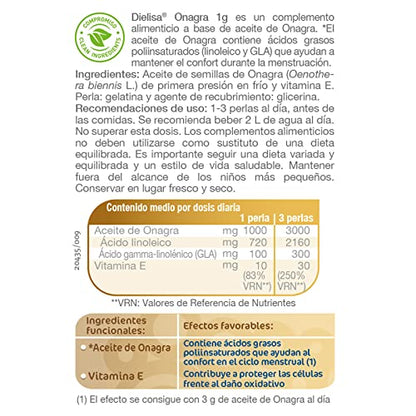 Dielisa - Onagra 1 g - 120 perlas