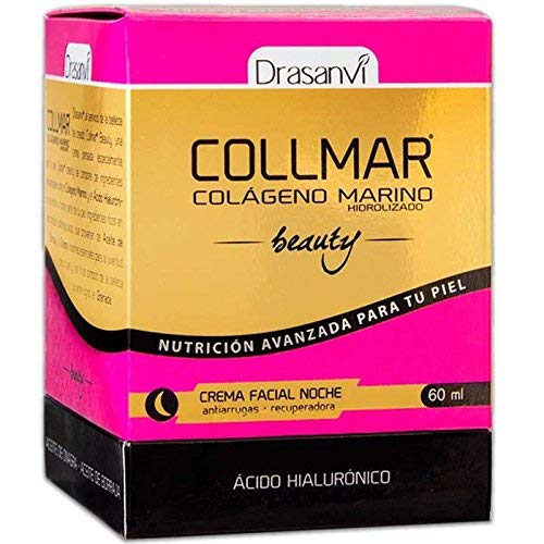 Collmar Beauty Crema Facial Antiarrugas y Reparador Celular, 60ml de Drasanvi - Colágeno Marino de Acción Día y Noche que Actúa contra los Signos de Envejecimiento Prematuro - Crema Reafirmante e Hidratante que Protege la Piel para Mujer y Hombre