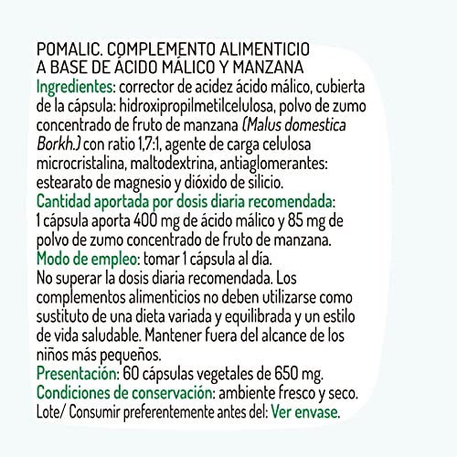 POMALIC PLUS ACIDO MALICO 60 VCaps