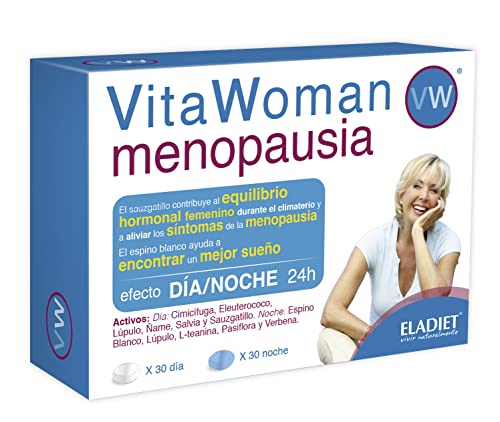 Complemento Alimenticio - VitaWoman Menopausia - 60 Comprimidos - Ayuda a Combatir los Síntomas de la Menopausia