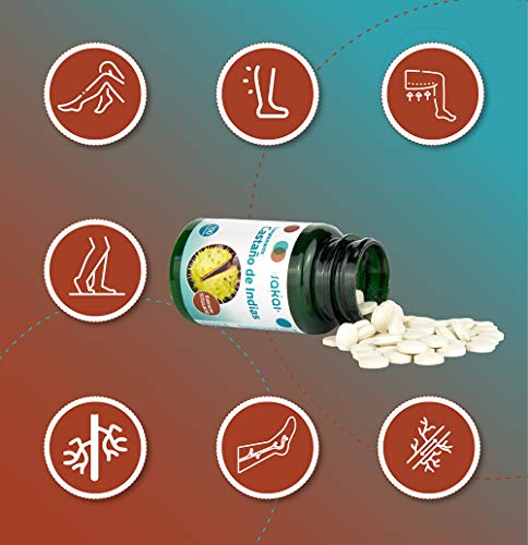 Sakai - Castaño de Indias - Piernas Ligeras- Mejora la circulación - Previene las varices, los edemas y la retención de líquidos - 100 comprimidos