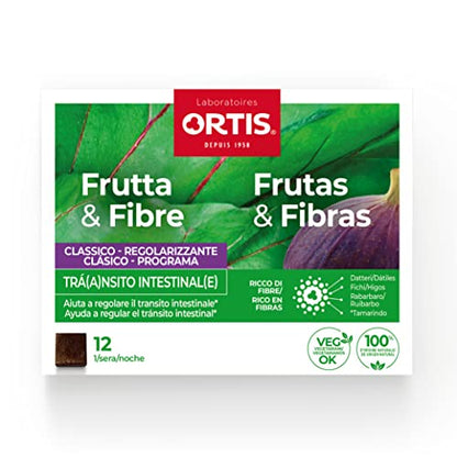 ORTIS - FRUTAS & FIBRAS FORTE 12 cubos