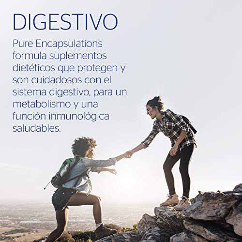 PURE ENCAPSULATIONS | Enzimas Digestivas Plus | Complejo con Lactasa | Soporte en la Digestión de Proteínas, Hidratos de Carbono, Grasas, Fibras Vegetales y Lácteos | 90 Cápsulas