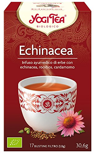 Yogi Tea Echinacea Kräutertee, 1 Packung mit 17 Beuteln