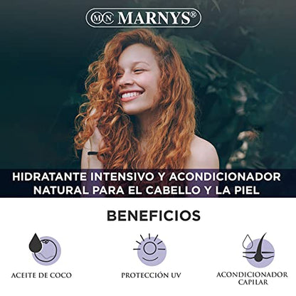 MARNYS Aceite de Coco Hidratante 100% Vegetal 100ml