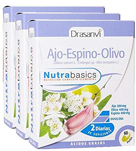 Drasanvi Ajo-Espino-Olivo 60 perlas (Pack 3 u.)