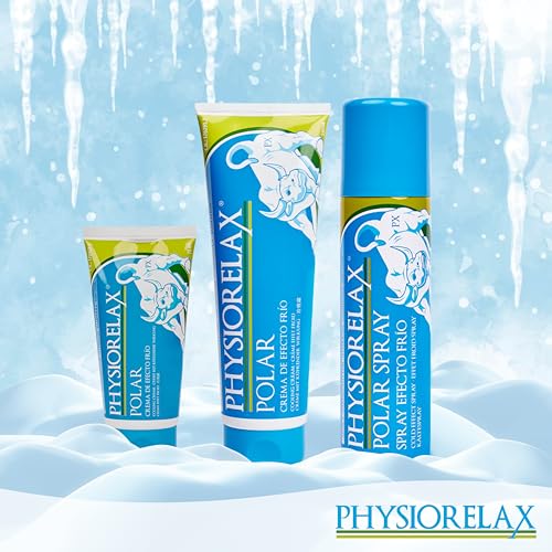 Physiorelax Polar Spray Cold Effect for Massage | Special Legs and Feet | Natural Ingredients 150 ml