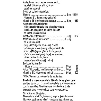 Solgar Vitamina B-complex Con Vitamina C Para La Producción De Energía Y Apoyo Al Sistema Inmunitario - Comprimidos, 100 tabletas, Vanilla