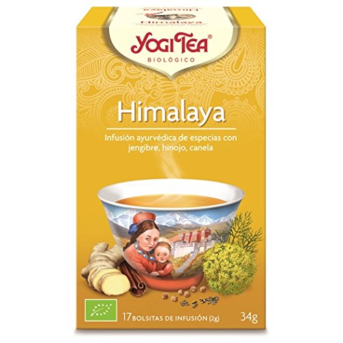 Yogi Tea Infusión de Hierbas Himalaya - 17 bolsitas, paquete de 3