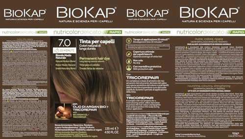 Biokap Rapid Delicato 7 Rubio Medio Natural 140 ml - 100 g