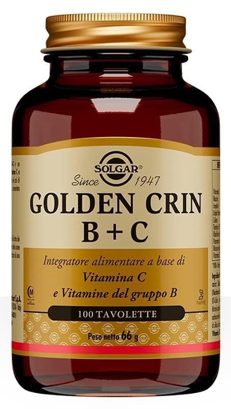 Solgar Vitamina B-complex Con Vitamina C Para La Producción De Energía Y Apoyo Al Sistema Inmunitario - Comprimidos, 100 tabletas, Vanilla