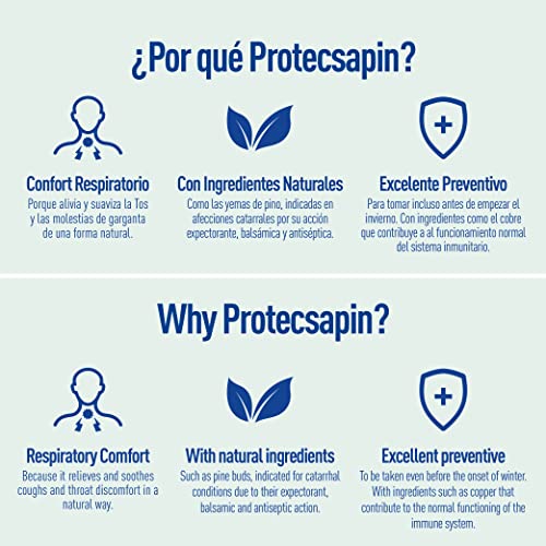 PROTECSAPIN JARABE | Con Yemas de Pino y Extractos de Plantas | Defensas Naturales| NATYSAL