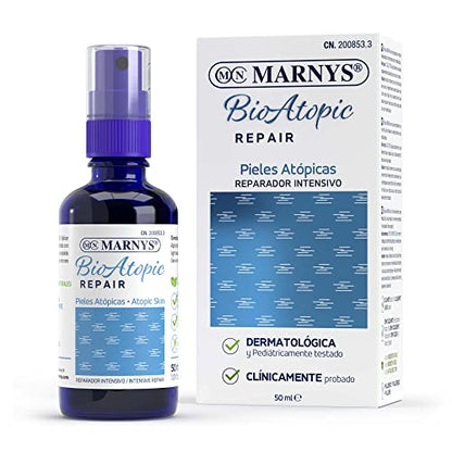 Aceite Corporal Reparador intensivo Para Pieles Atópicas - BioAtopic Repair Aceite Corporal - Alivia el Picor y Calma la Irritación - Para Bebés, Niños y Adultos - Botella 50 ml con Spray