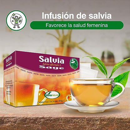 Salvia Infusión- Soria Natural 20 filtros