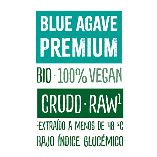 NaturGreen, Sirope Agave crudo Ecológico Bio, Endulzante natural.