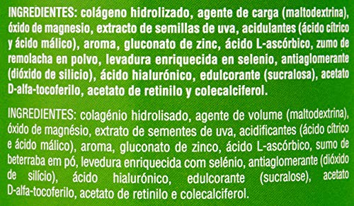 Vitanatur - Collagen Antiox, Complemento Alimenticio con ingredientes que poseen Acción Antioxidante y adecuados para la Nutrición Articular, Sabor Frutos Rojos - Pack 2 Botes x 360 g