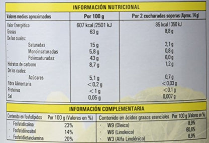 HIJAS DEL SOL Lecitina de Soja GMO - 450 gr