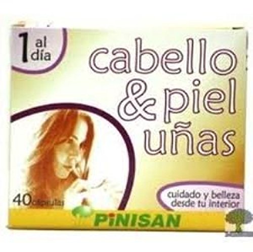 Cabello Piel y Uñas 40 cápsulas de Pinisan