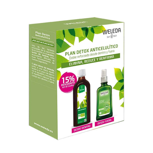 Plan detox weleda (zumo de abedul + aceite de abedul)