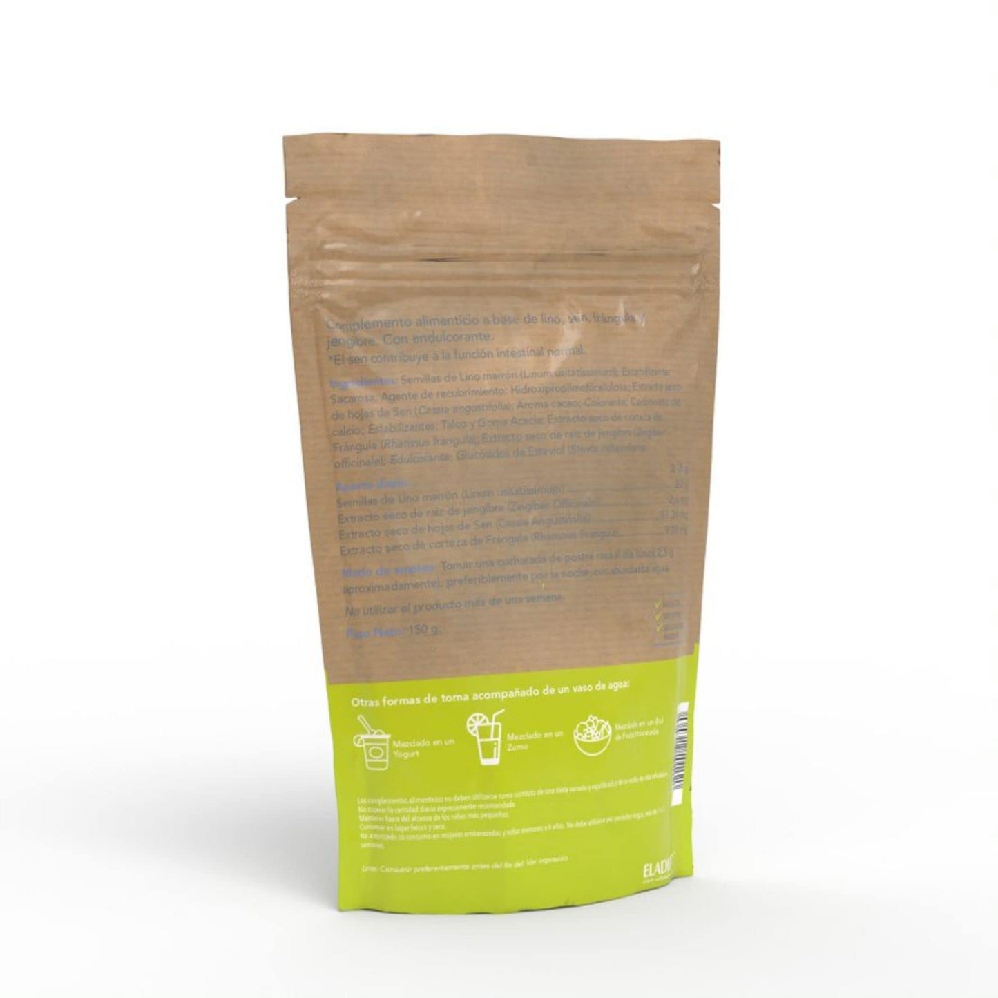 Complemento Alimenticio Digest Linomax - 150 g - Favorece el Tránsito Intestinal - Ayuda a Reducir Molestias Digestivas - Propiedades Depurativas y Antioxidantes - Eladiet