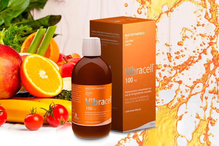 Vitae Vibracell 100ml | Multivitamínico natural a base de frutas y verduras | Energía y vitalidad al instante | Combate el cansancio y la fatiga