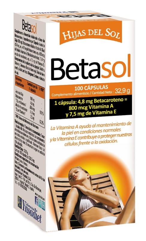 Betasol - 4.8 mg Betacaroteno 100 Càpsulas blandas