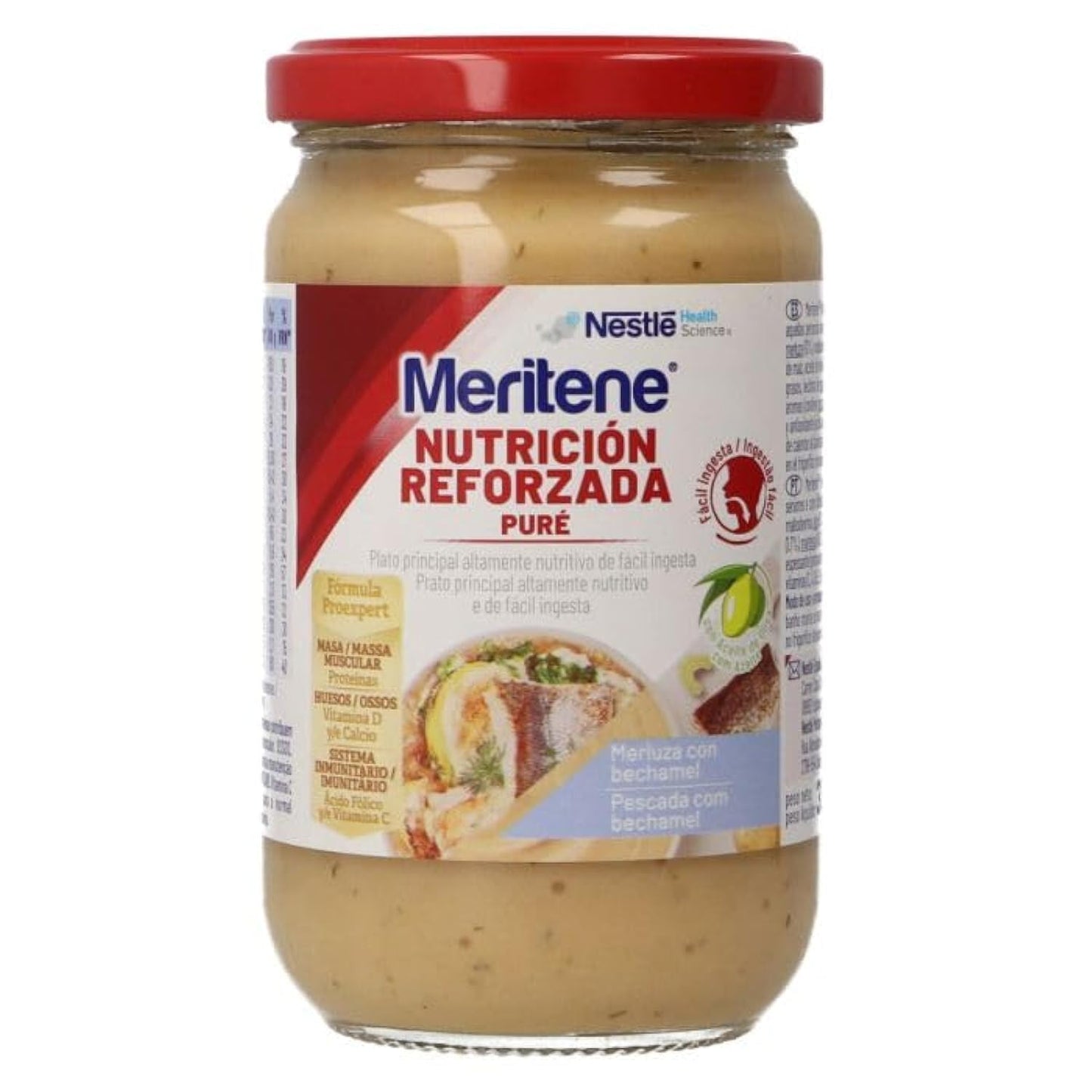 Meritene® Puré - Merluza con bechamel - Tarro 300g