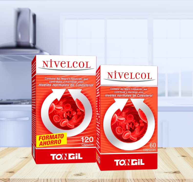 Nivelcol 120 Cápsulas | Levadura de Arroz Rojo, Fitoesteroles, Policosanol, Alcachofa y Ajo Negro | Mantiene tus Niveles para Reducir el Colesterol | Fórmula Segura y Eficaz de Tongil