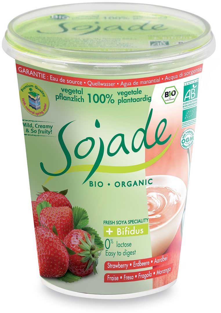Sojade Yogurt Soja Fresa 400G Bio Sojade 1 Unidad 400 g