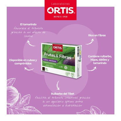 ORTIS - FRUTAS & FIBRAS CLÁSICO 24 cubos