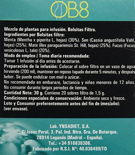 Fitosol Té OB8 - 20 Filtros