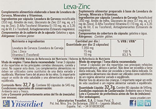 HIJAS DEL SOL Levacinc - 60 Cápsulas