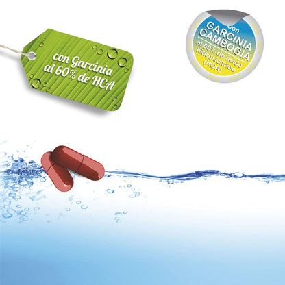 Novadiet - GARFÉ Cápsulas con Garcinia Cambogia, Café Verde Descafeinado, Vinagre de Manzana y L-Carnitina - Ayuda al Sobrepeso y al Tratamiento de Adelgazar- 60 Cápsulas Vegetales