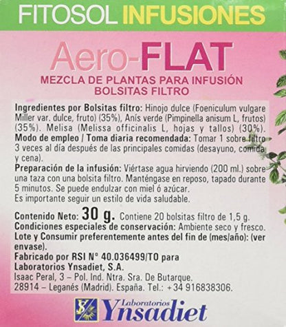 Fitosol Té Flat - 20 Filtros