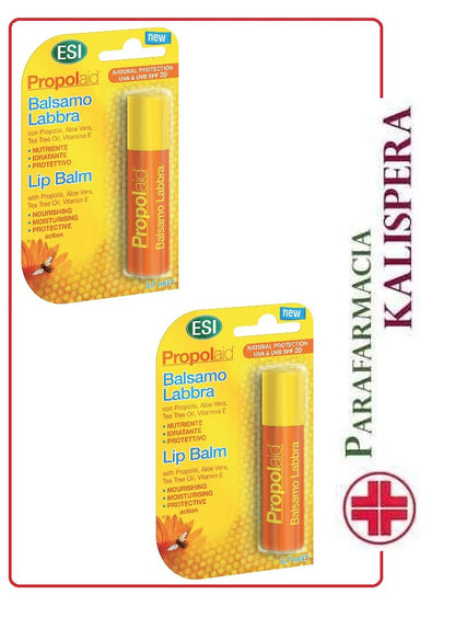 2 Esi Propolaid Bálsamo Labios 5,7 ml Alla PROPOLI con protección solar SPF 20