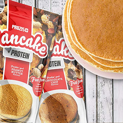 Prozis Pancake + Protein: Tortitas de avena con proteína, Crema de cacahuete - 900 g