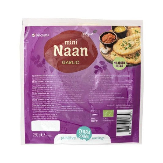 Mini-naan hindú con ajo 280 g