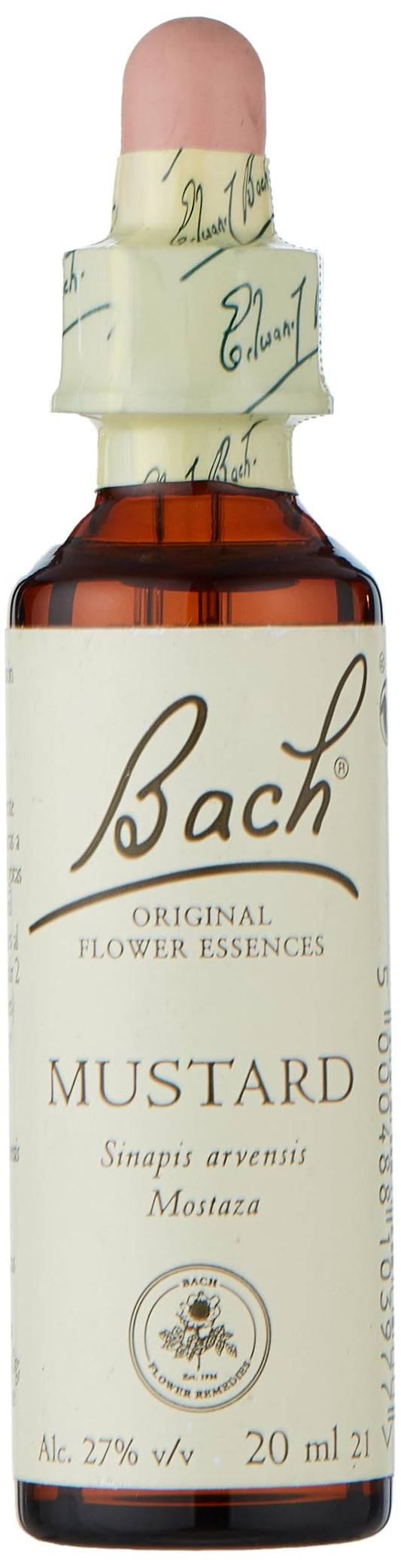 BACH FLORES DE BACH MUSTARD 20ml - Frasco de cristal de 20 ml con gotero