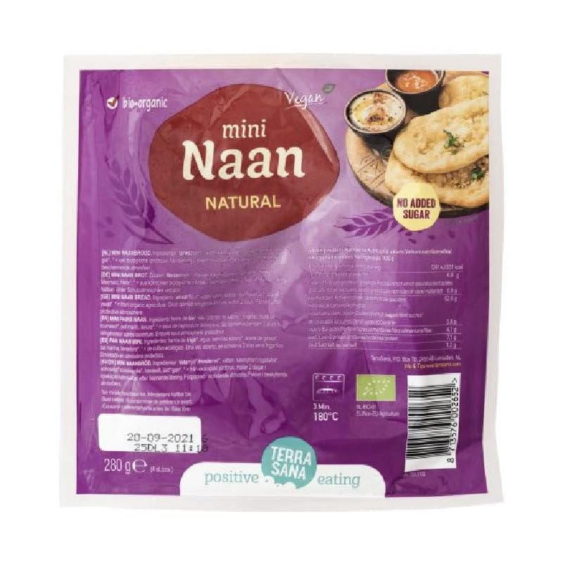 MINI NAAN natural tostadas 280gr. VEGAN