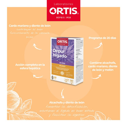ORTIS - DEPUR HIGADO 60 comprimidos